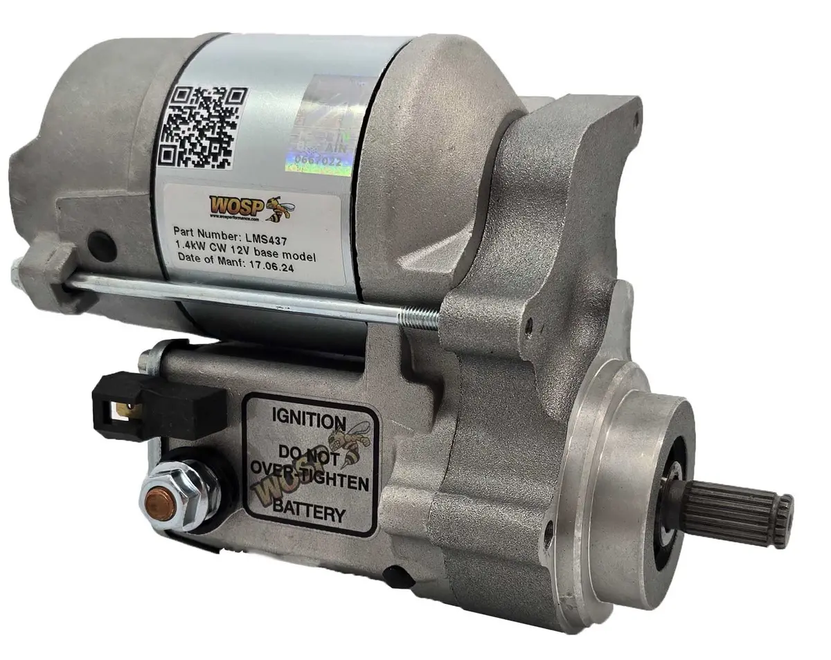 Wosp Lms437 Starter Motor 12V 1.4Kw Fits 1.4Kw Clockwise Base Model 12V High Torque Starter Motor 1