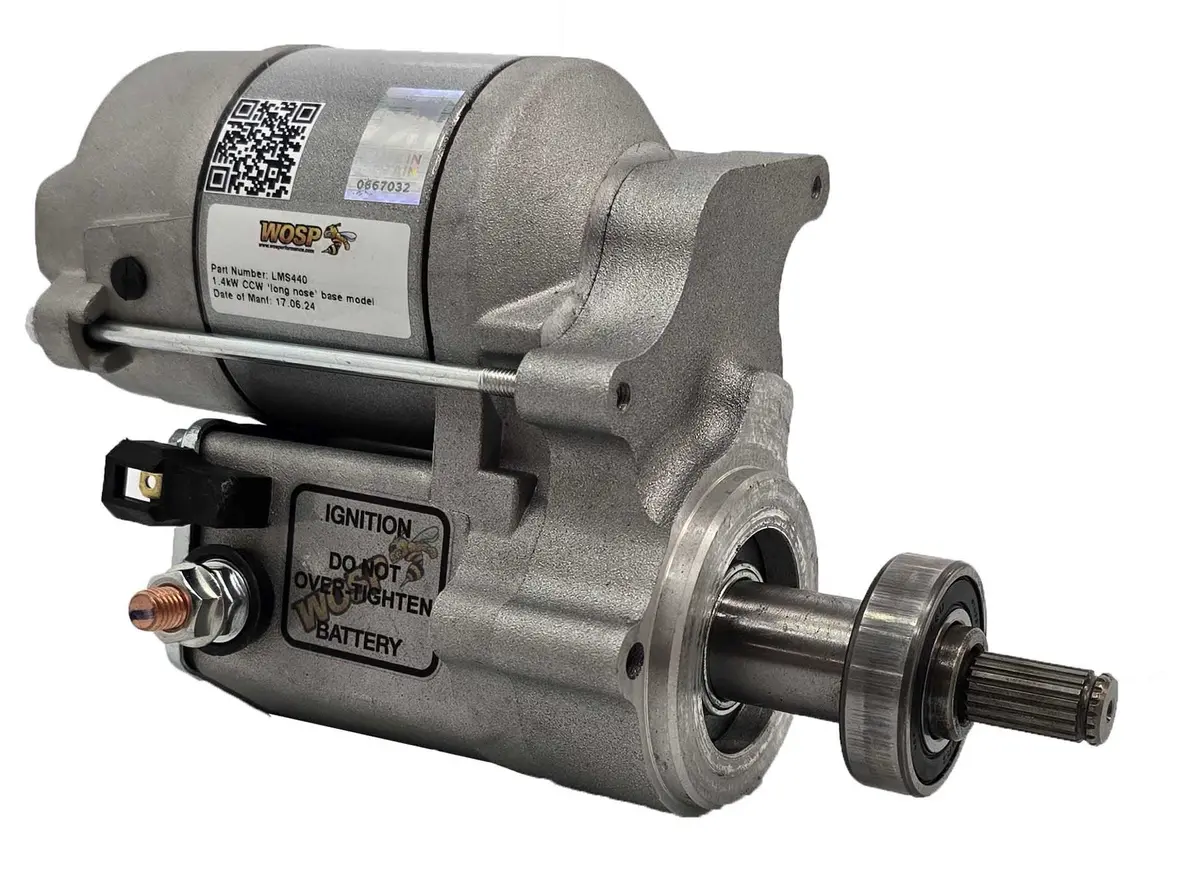 Wosp Lms440 Starter Motor 12V 1.4Kw Fits 1.4Kw Long Drive Counterclockwise Base Model 12V High Torque Starter Motor 1