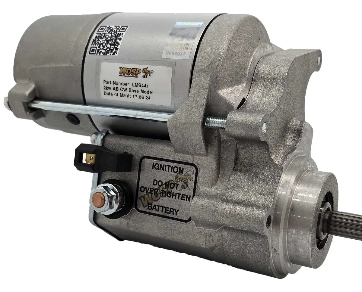 Wosp Lms441 Starter Motor 12V 2Kw Fits 2.0Kw Clockwise Base Model 12V High Torque Starter Motor 1