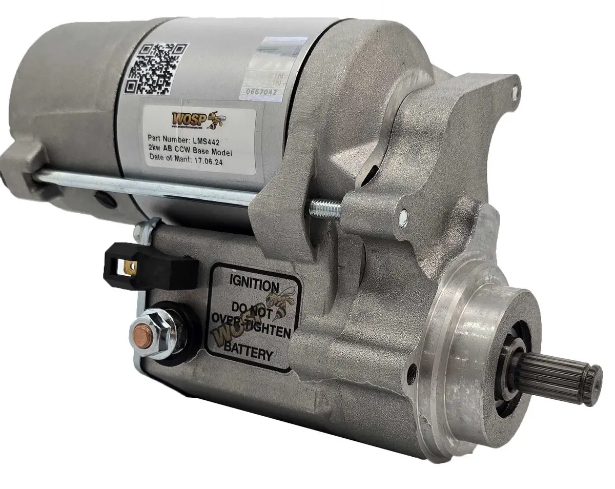 Wosp Lms442 Starter Motor 12V 2Kw Fits 2.0Kw Counterclockwise Base Model 12V High Torque Starter Motor 1