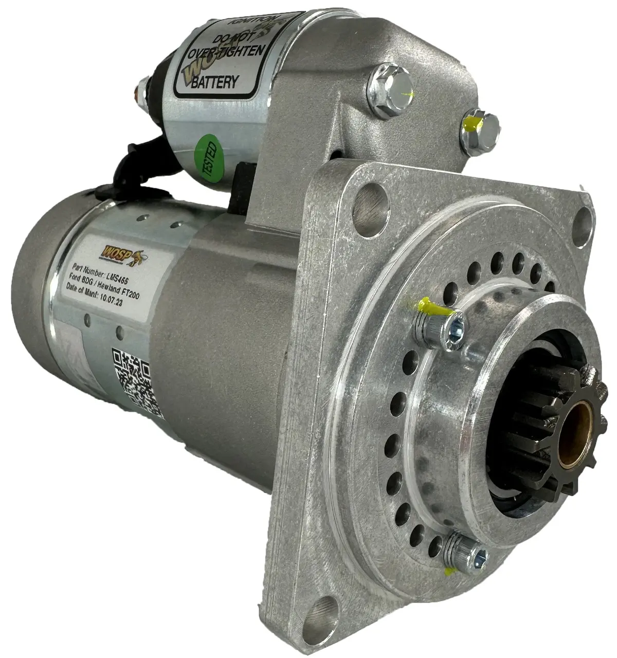 Wosp Lms465 Starter Motor 12V 1.4Kw Fits Ford Bda / Bdg / Hewland Ft200 'Type 1' Slimline Starter Motor 1