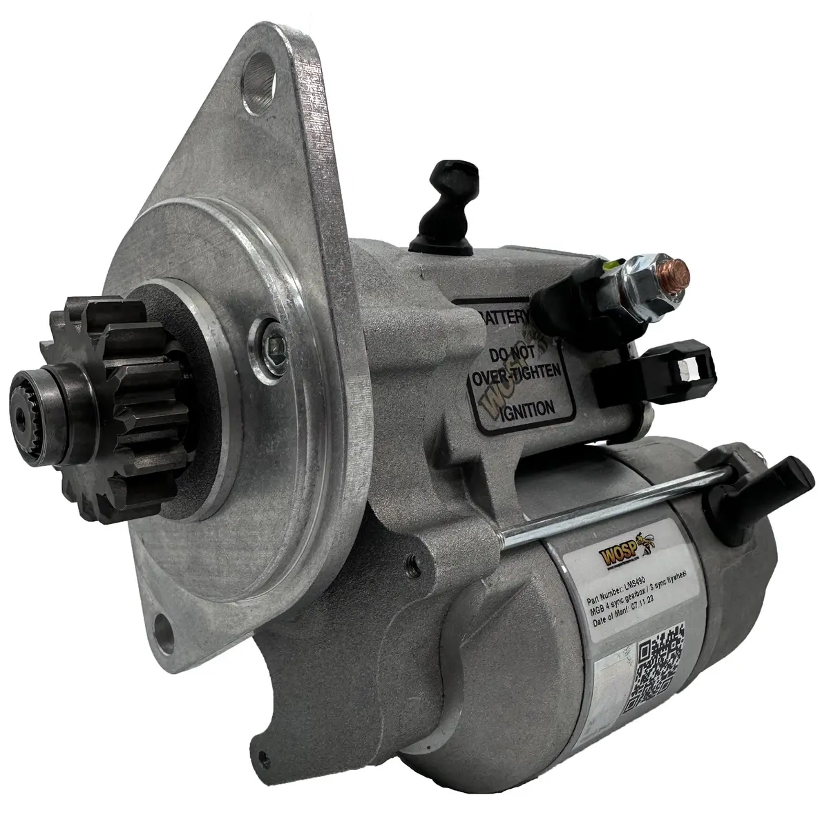 Wosp Lms490 Starter Motor 12V 1.4Kw Fits Mgb 4-Sync Engine And Back Plate (3-Sync Flywheel) High Torque Starter Motor 1