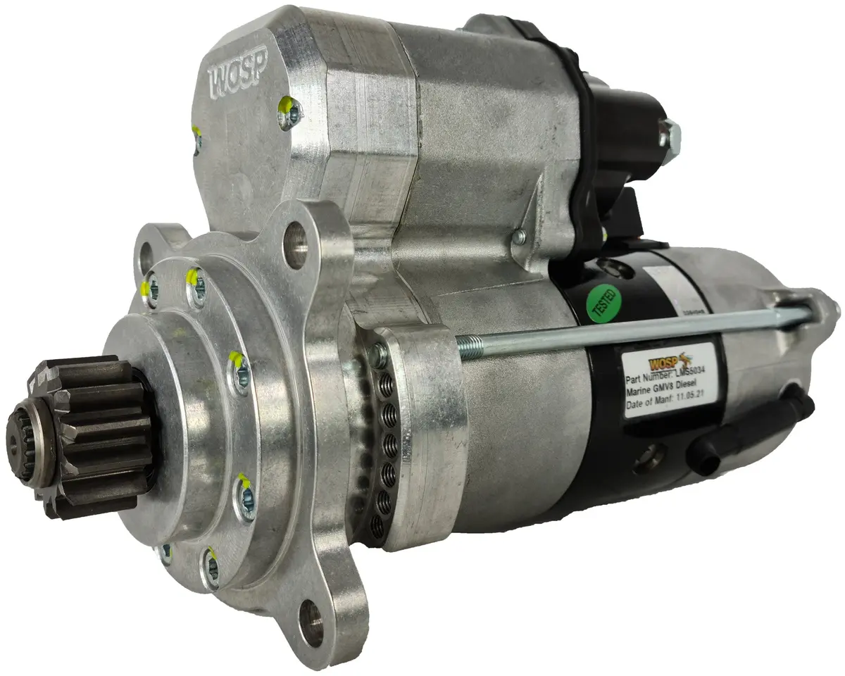 Wosp Lms5034 Starter Motor 12V 3Kw Fits Marine Gmv8 Diesel Heavy Duty Starter Motor 1