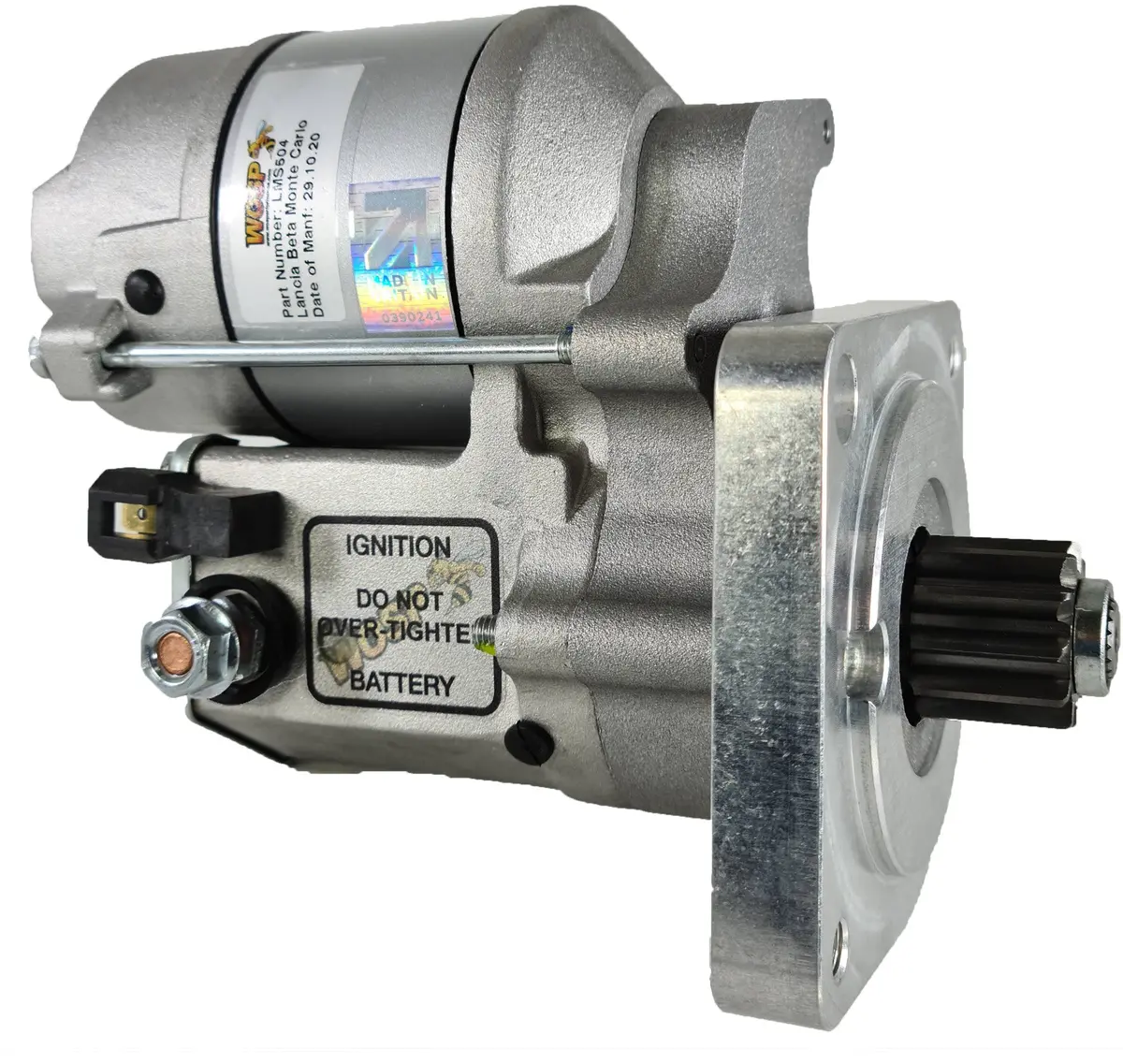 Wosp Lms504 Starter Motor 12V 1.4Kw Fits Lancia Beta Monte Carlo (Delta Turbo Flywheel) High Torque Starter Motor 1