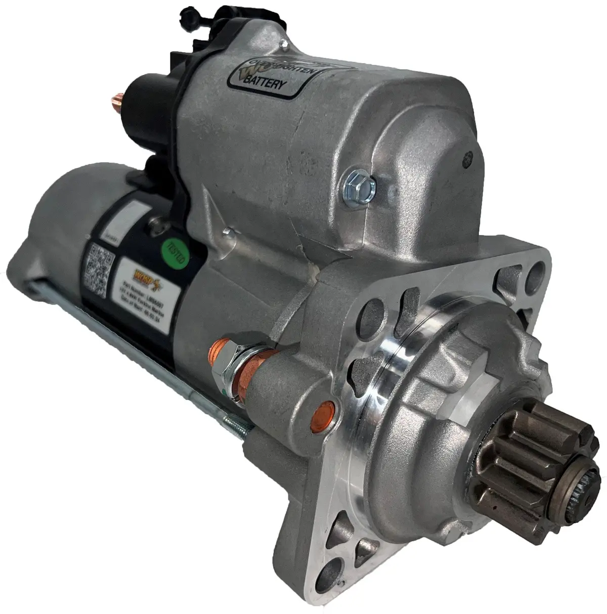 Wosp Lms5057 Starter Motor 12V 4.8Kw Fits Perkins Marine Diesel Various Heavy Duty Starter Motor 1