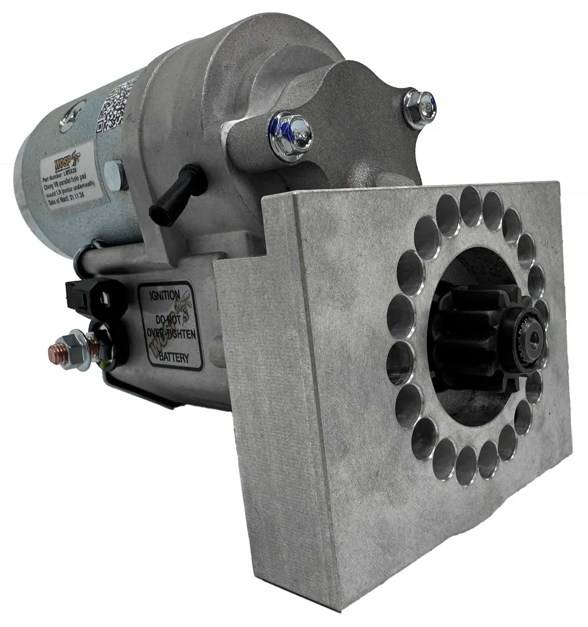 Wosp Lms526 Starter Motor 12V 2Kw Fits Chevrolet V8 Parallel Hole Pad Mount Lh (Motor Underneath) 2.0Kw Super-Duty Starter Motor 1