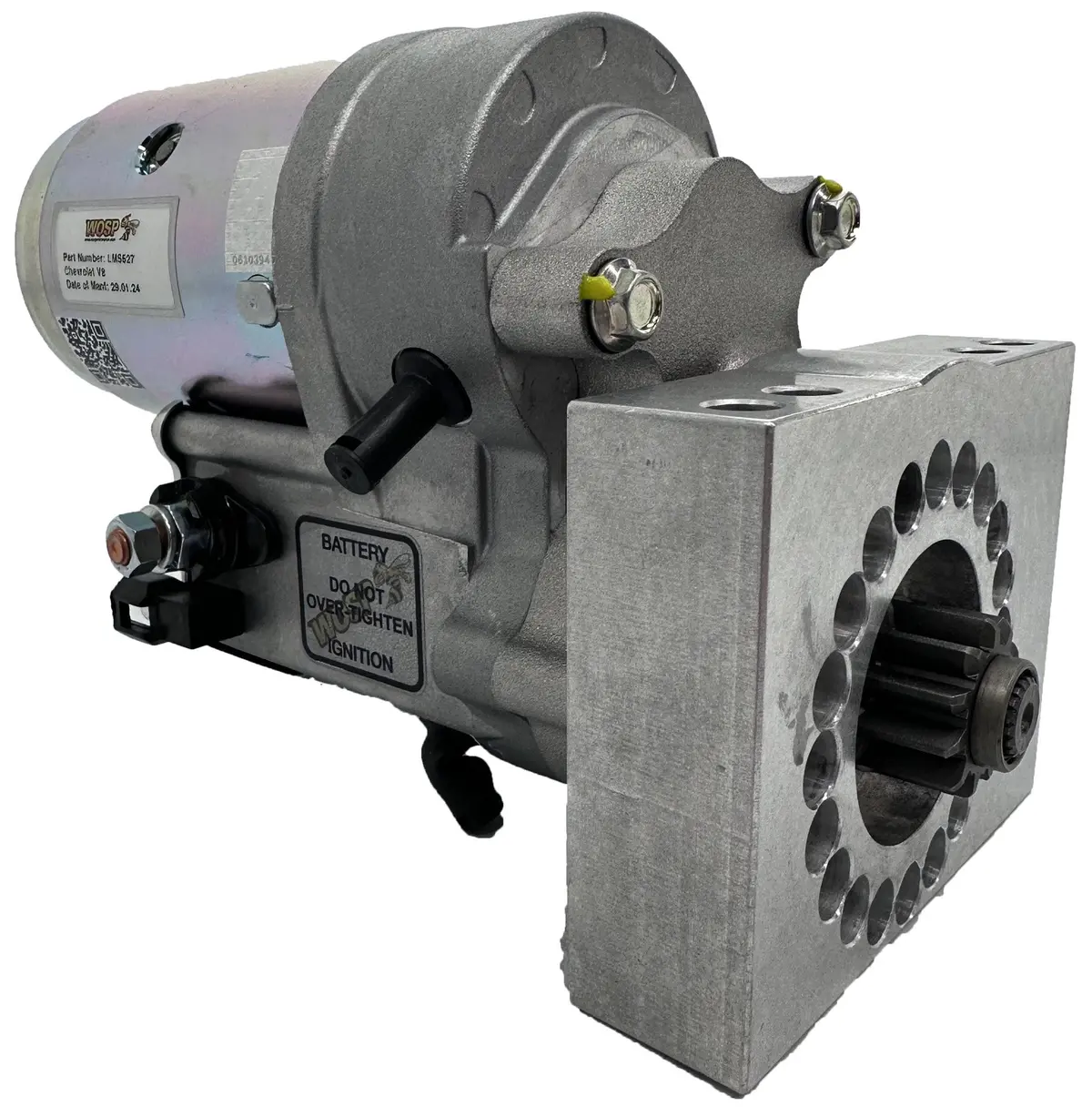 Wosp Lms527 Starter Motor 12V 2.3Kw Fits Chevrolet V8 Parallel Hole Pad Mount Lh (Motor Underneath) 2.3Kw Super-Duty Starter Motor 1