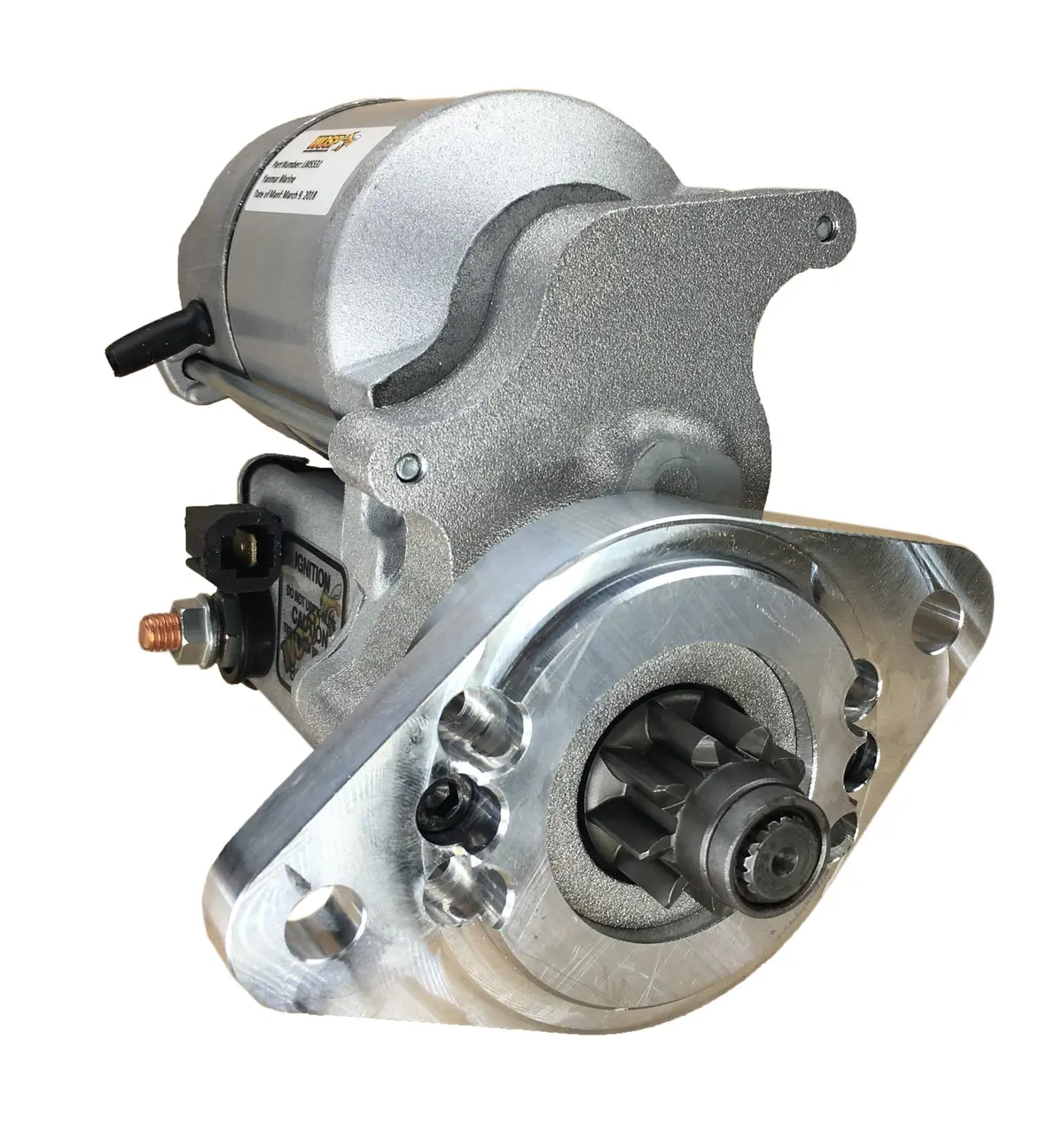 Wosp Lms531 Starter Motor 12V 1.4Kw Fits Yanmar Marine 1Gm / 2Gm / 3Gm 'Various' High Torque Starter Motor 1