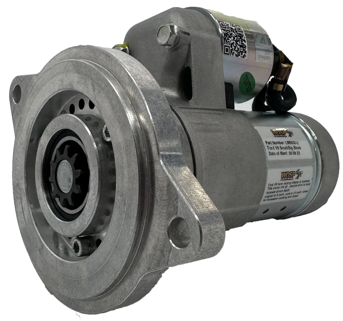 Wosp Lms535-2 Starter Motor 12V 1.4Kw Fits Ford V8 (2-Bolt) 'Universal Fitment' Slimline Starter Motor 1