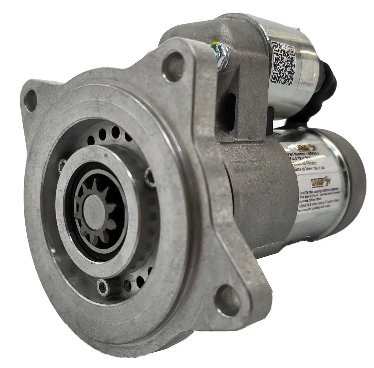 Wosp Lms535-3 Starter Motor 12V 1.4Kw Fits Ford V8 (3-Bolt) 'Universal Fitment' Slimline Starter Motor 1