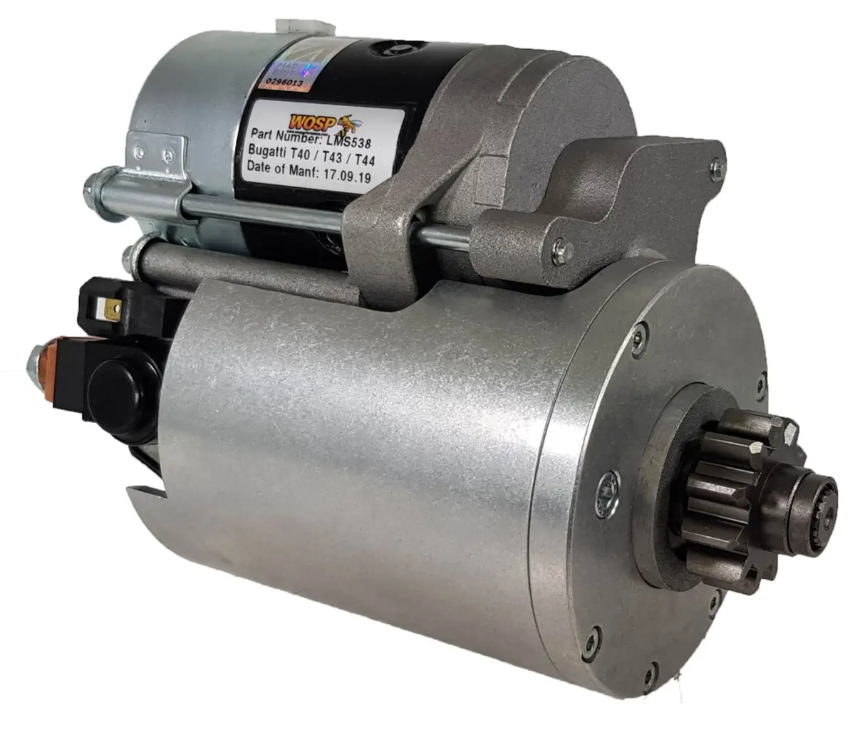 Wosp Lms538 Starter Motor 12V 1Kw Fits Bugatti T40 / T43 / T44 / T49 High Torque Starter Motor 1