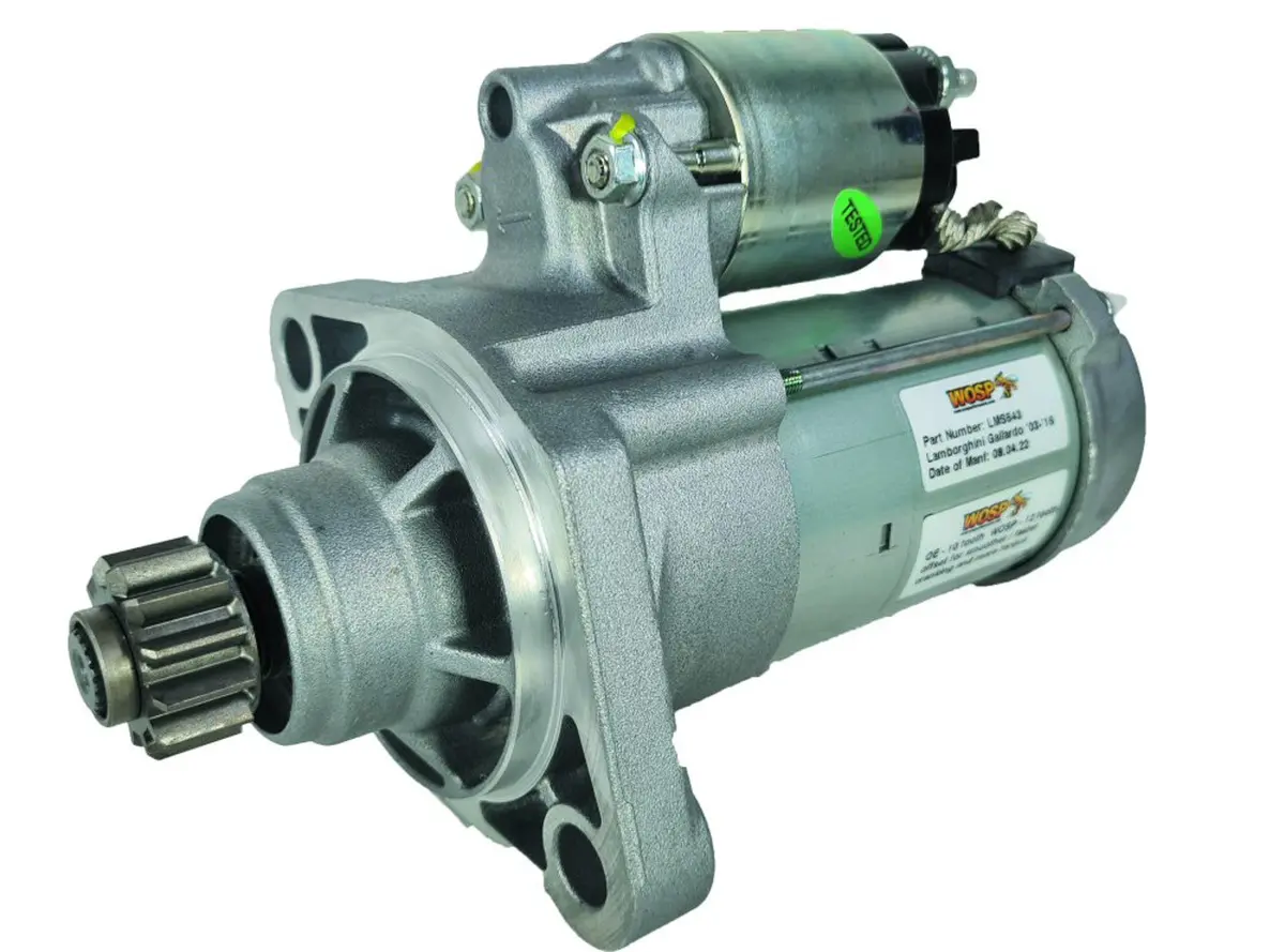 Wosp Lms543 Starter Motor 12V 2Kw Fits Audi / Lamborghini V8 & V10 High Performance Starter Motor 1
