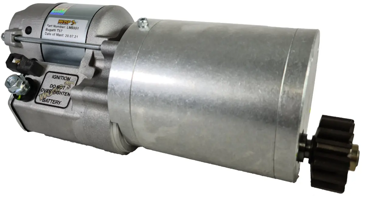 Wosp Lms551 Starter Motor 12V 1.4Kw Fits Bugatti T57 High Torque Starter Motor 1
