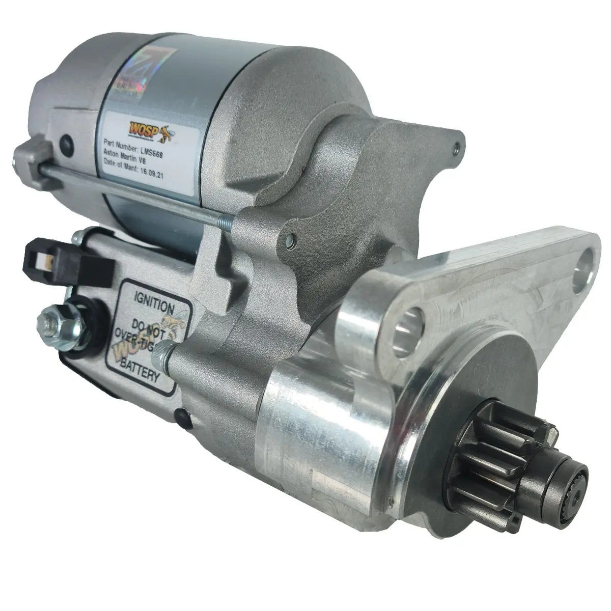 Wosp Lms568 Starter Motor 12V 1.4Kw Fits Aston Martin / Chrysler / Hemi / Mopar V8 (Rotatable) High Torque Starter Motor 1