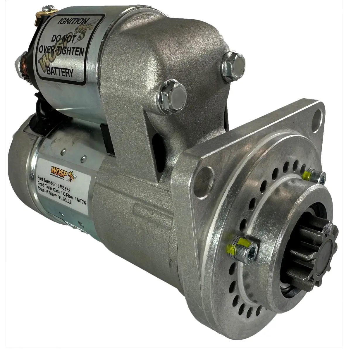 Wosp Lms572 Starter Motor 12V 1.4Kw Fits Ford X-Flow - Mt75 Transmission (110 Tooth Ring Gear) Slimline Starter Motor 1