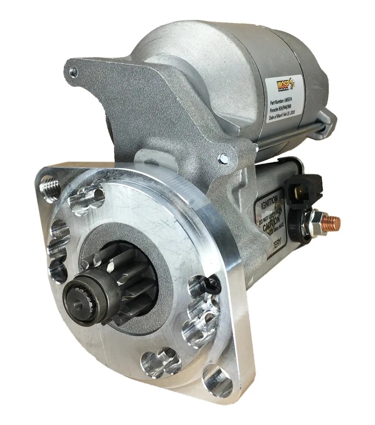 Wosp Lms574 Starter Motor 12V 1.4Kw Fits Porsche 924 / 944 / 968 'Various' High Torque Starter Motor 1