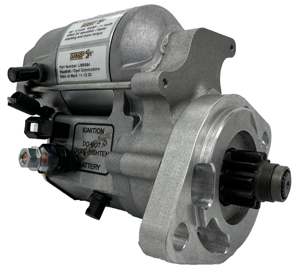 Wosp Lms584 Starter Motor 12V 1.4Kw Fits Bedford / Opel / Saab / Vauxhall Various High Torque Starter Motor 1