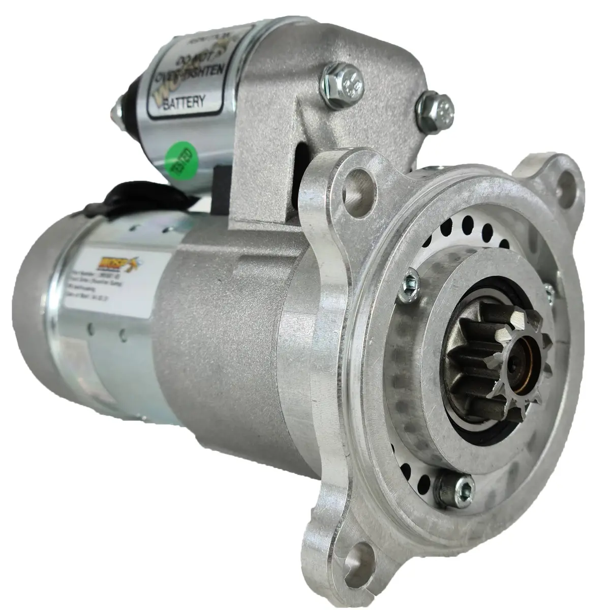 Wosp Lms587 Starter Motor 12V 1.4Kw Fits Ford Cvh / Zetec (Rs Bell Housing) Raceline Sump Slimline Starter Motor 1