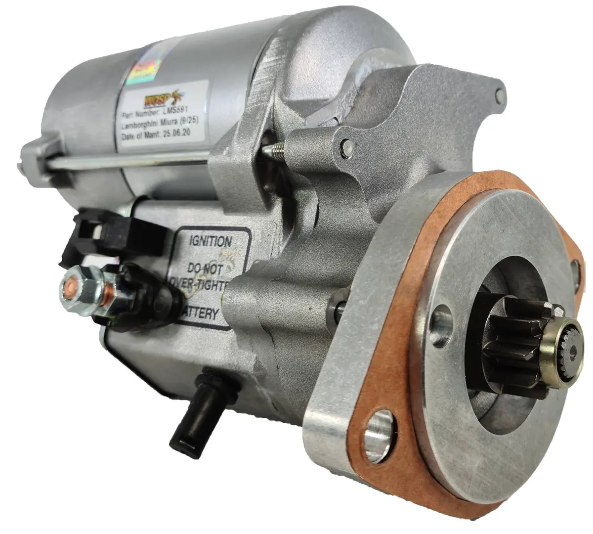Wosp Lms591 Starter Motor 12V 2Kw Fits Lamborghini Miura (25Mm Drive) / Mercedes Various High Torque Starter Motor 1