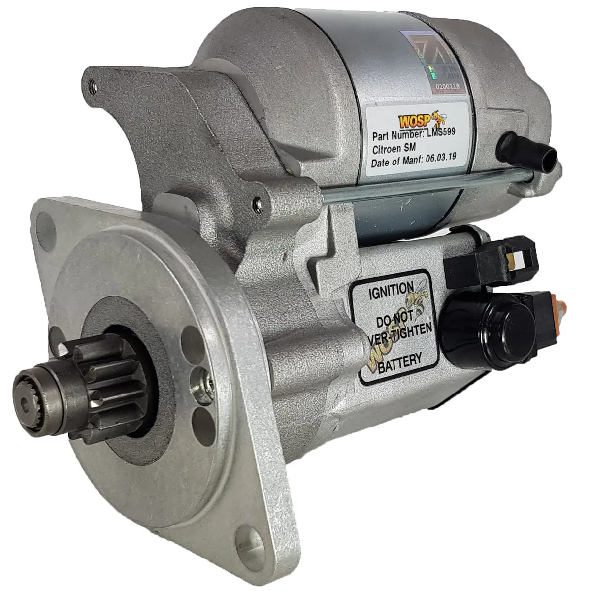Wosp Lms599 Starter Motor 12V 1.4Kw Fits Citroen Sm / Maserati Merak High Torque Starter Motor 1