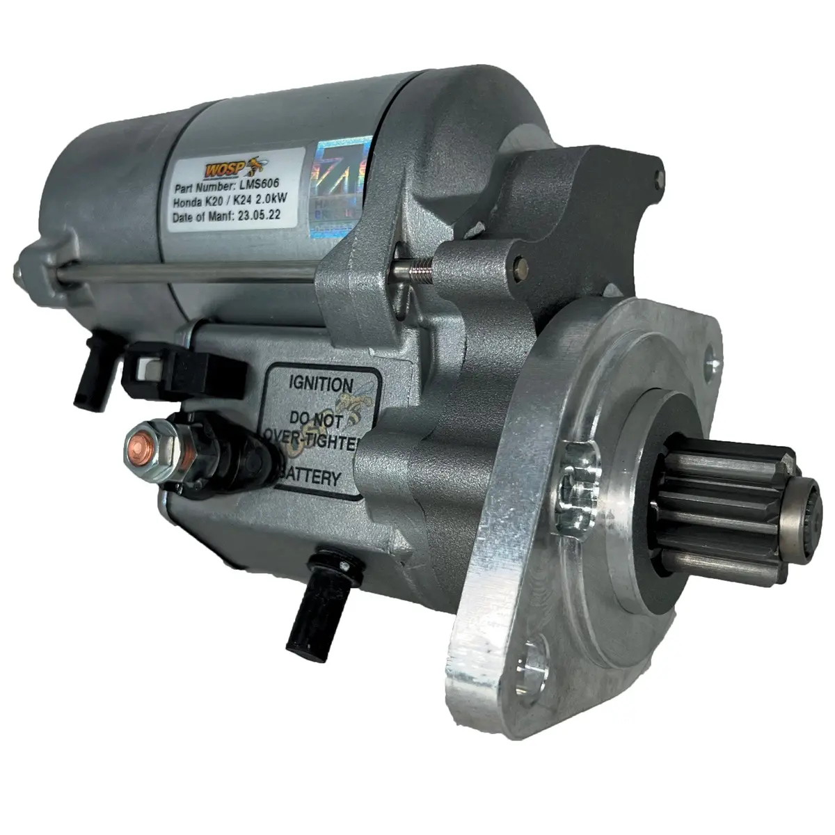 Wosp Lms606 Starter Motor 12V 2Kw Fits Honda K20 / K24 Super-Duty Starter Motor 1