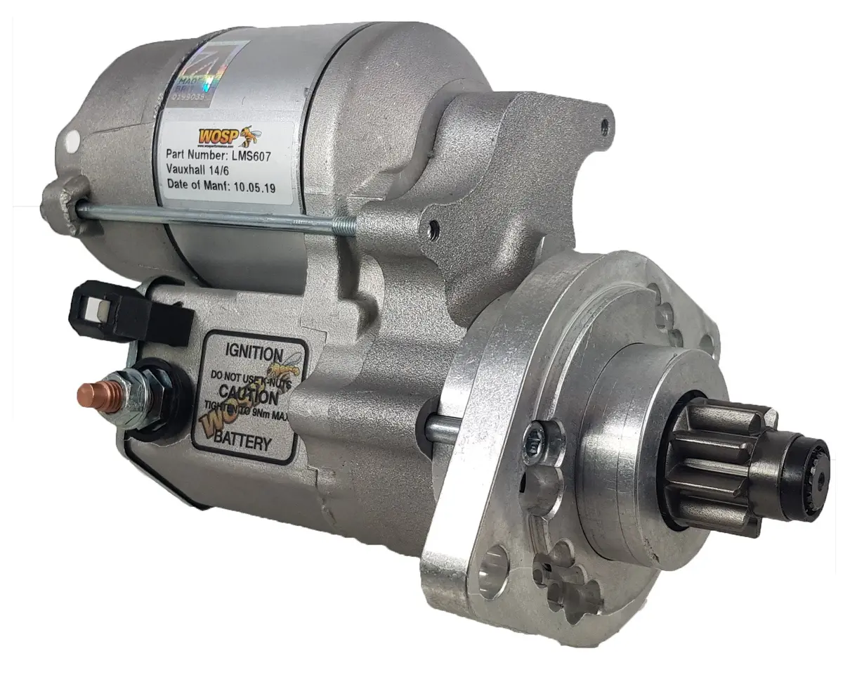 Wosp Lms607 Starter Motor 12V 1.4Kw Fits Vauxhall 14-6 High Torque Starter Motor 1