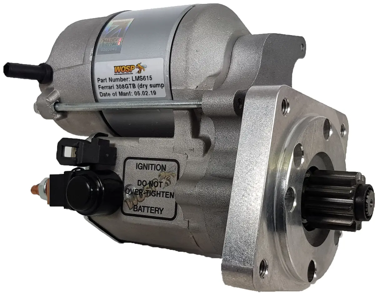 Wosp Lms615 Starter Motor 12V 1.4Kw Fits Ferrari 308 Gtb (Early) High Torque Starter Motor 1