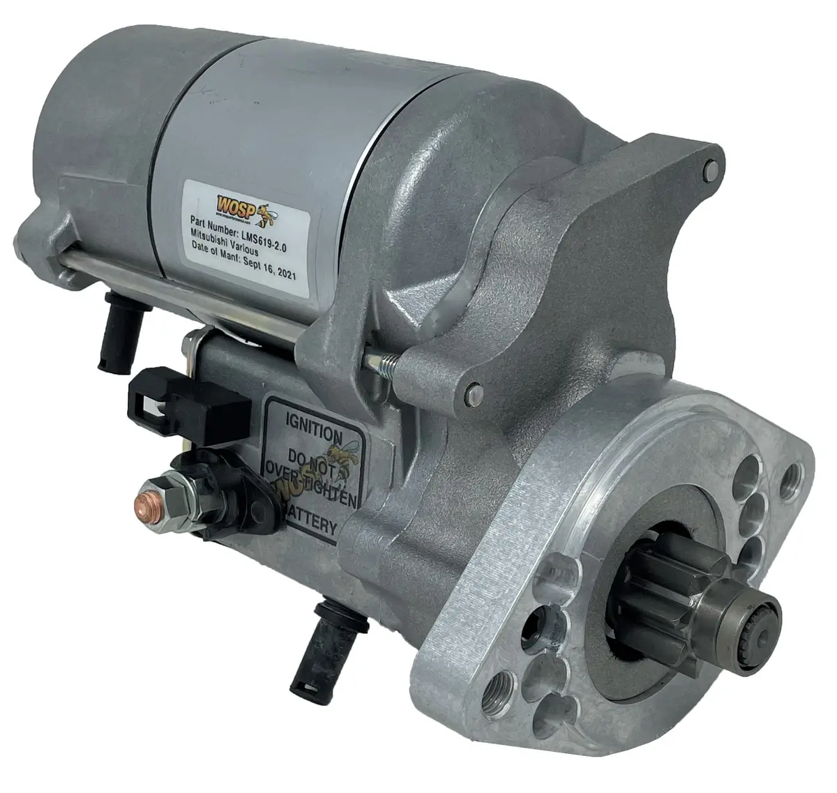 Wosp Lms619-2.0 Starter Motor 12V 2Kw Fits Mitsubishi / Proton Various Super-Duty Starter Motor 1