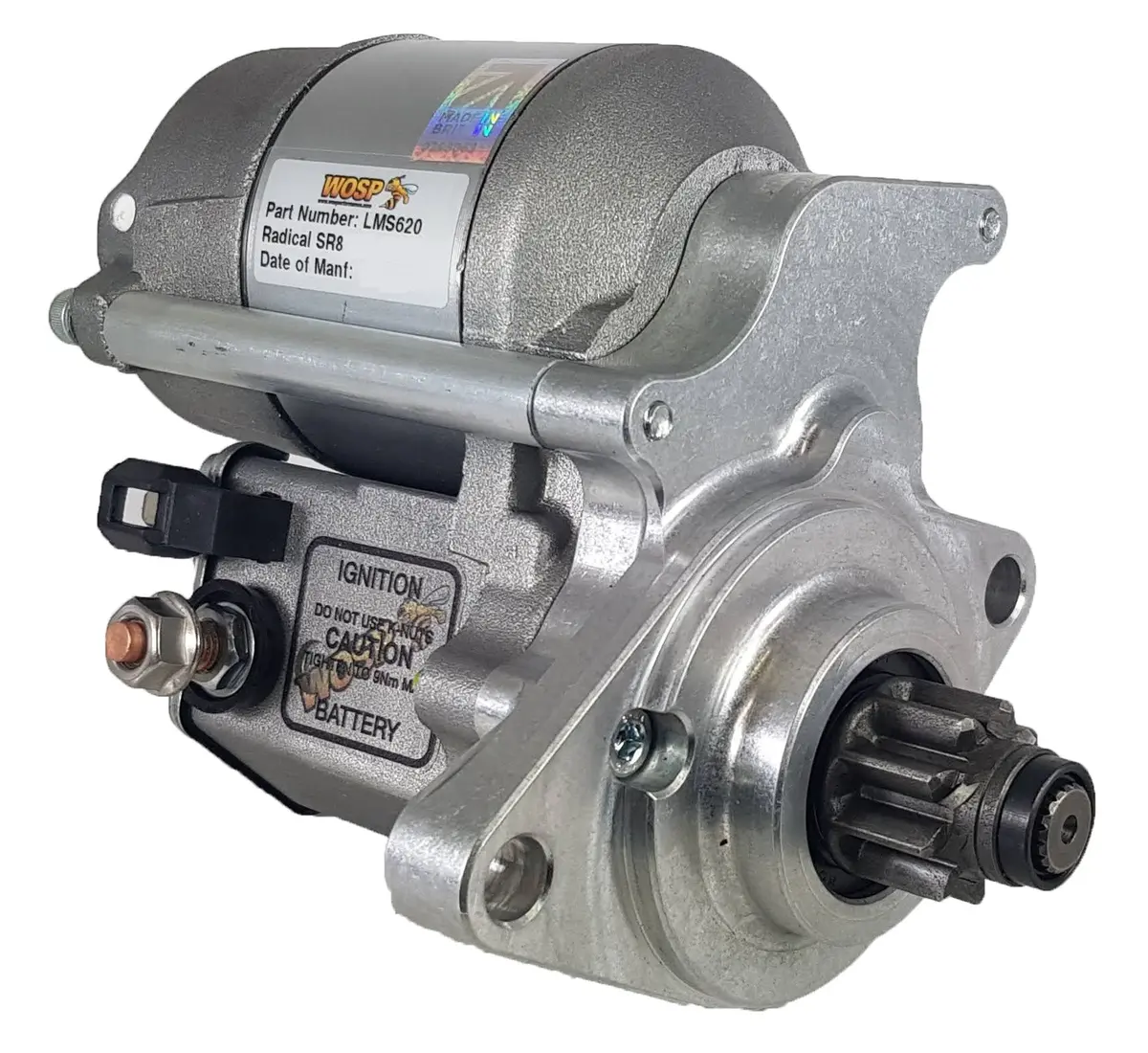 Wosp Lms620 Starter Motor 12V 1.4Kw Fits Honda / Radical Sr8 / Rover Various High Torque Starter Motor 1