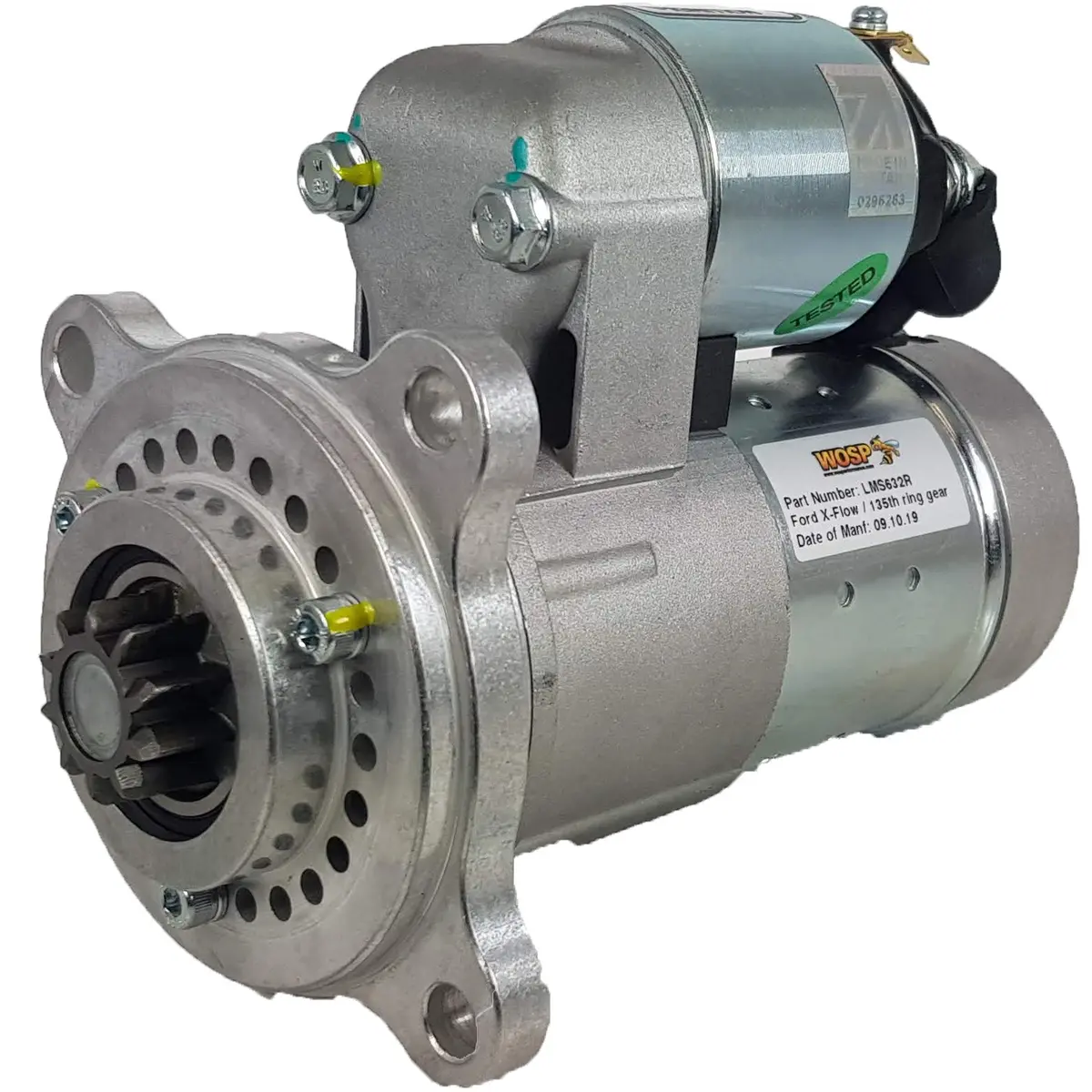 Wosp Lms632-3 Starter Motor 12V 1.4Kw Fits Ford Kent / Crossflow / Bda (135 Tooth Ring Gear) 3 Bolt Slimline Starter Motor 1