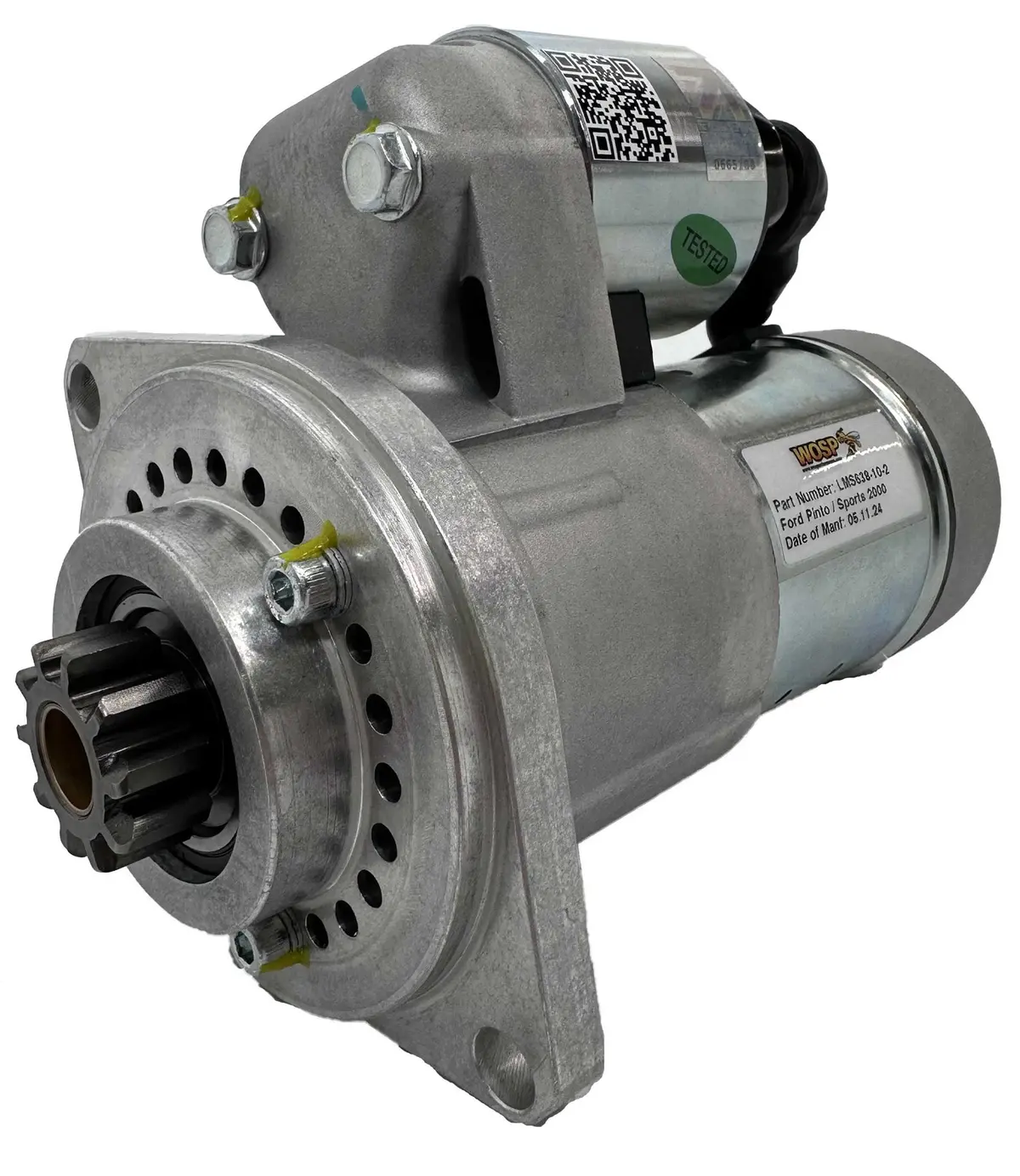 Wosp Lms638-10-2 Starter Motor 12V 1.4Kw Fits Ford Pinto Engine (110 Tooth Ring Gear) 10 Tooth / 2 Bolt Slimline Starter Motor 1