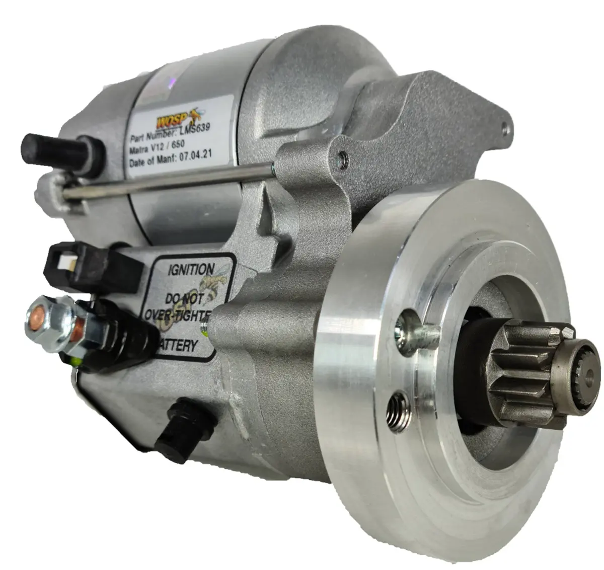 Wosp Lms639 Starter Motor 12V 1.4Kw Fits Matra 650 / V12 F1 High Torque Starter Motor 1