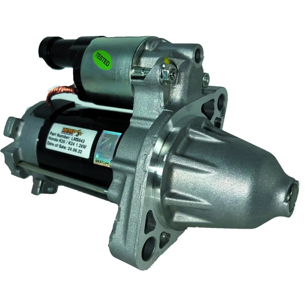Wosp Lms643 Starter Motor 12V 1.2Kw Fits Honda K20 / K24 Oe Starter Motor 1