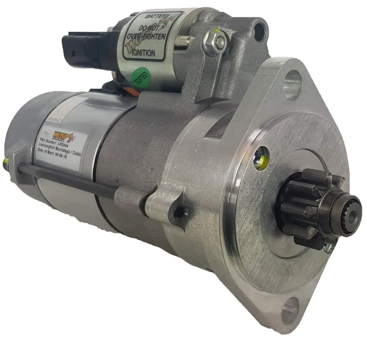 Wosp Lms644 Starter Motor 12V 2.2Kw Fits Lamborghini Diablo / Murcielago High Performance Starter Motor 1