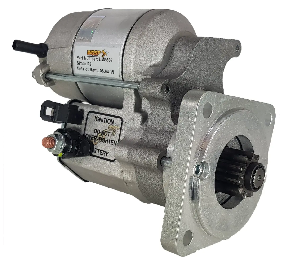 Wosp Lms662 Starter Motor 12V 1.4Kw Fits Matra / Simca / Talbot Various (Lh) High Torque Starter Motor 1