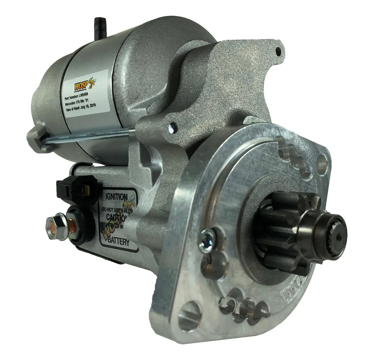 Wosp Lms668 Starter Motor 12V 1.4Kw Fits Mercedes 170 High Torque Starter Motor 1