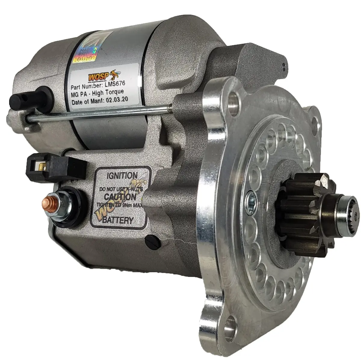 Wosp Lms676 Starter Motor 12V 1.4Kw Fits Mg J-Type / Pa / P-Type / N-Type High Torque Starter Motor 1