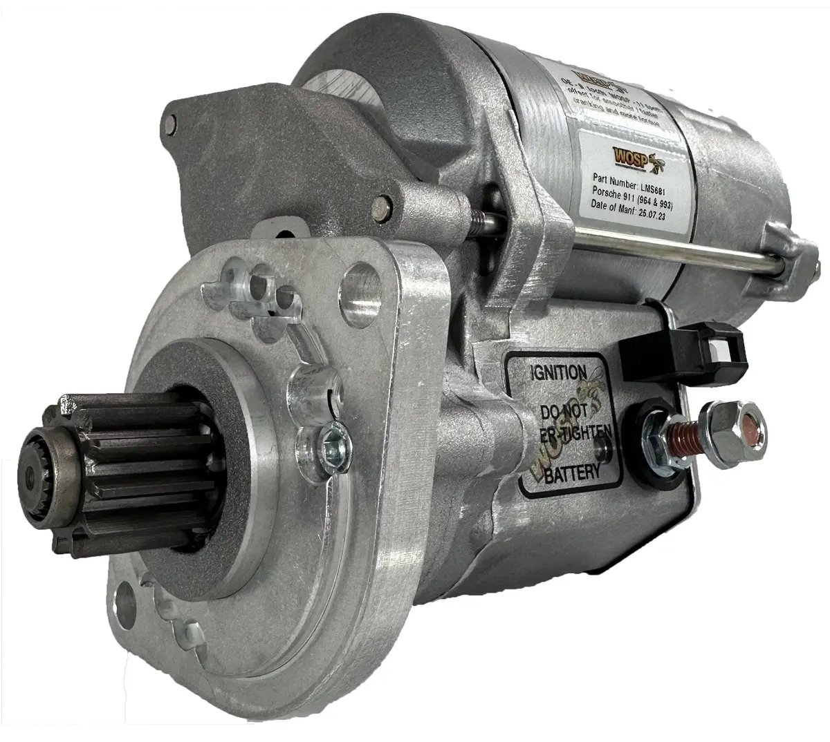 Wosp Lms681 Starter Motor 12V 2Kw Fits Porsche 911 (964 & 993 Tiptronic / Auto) Super-Duty Starter Motor 1