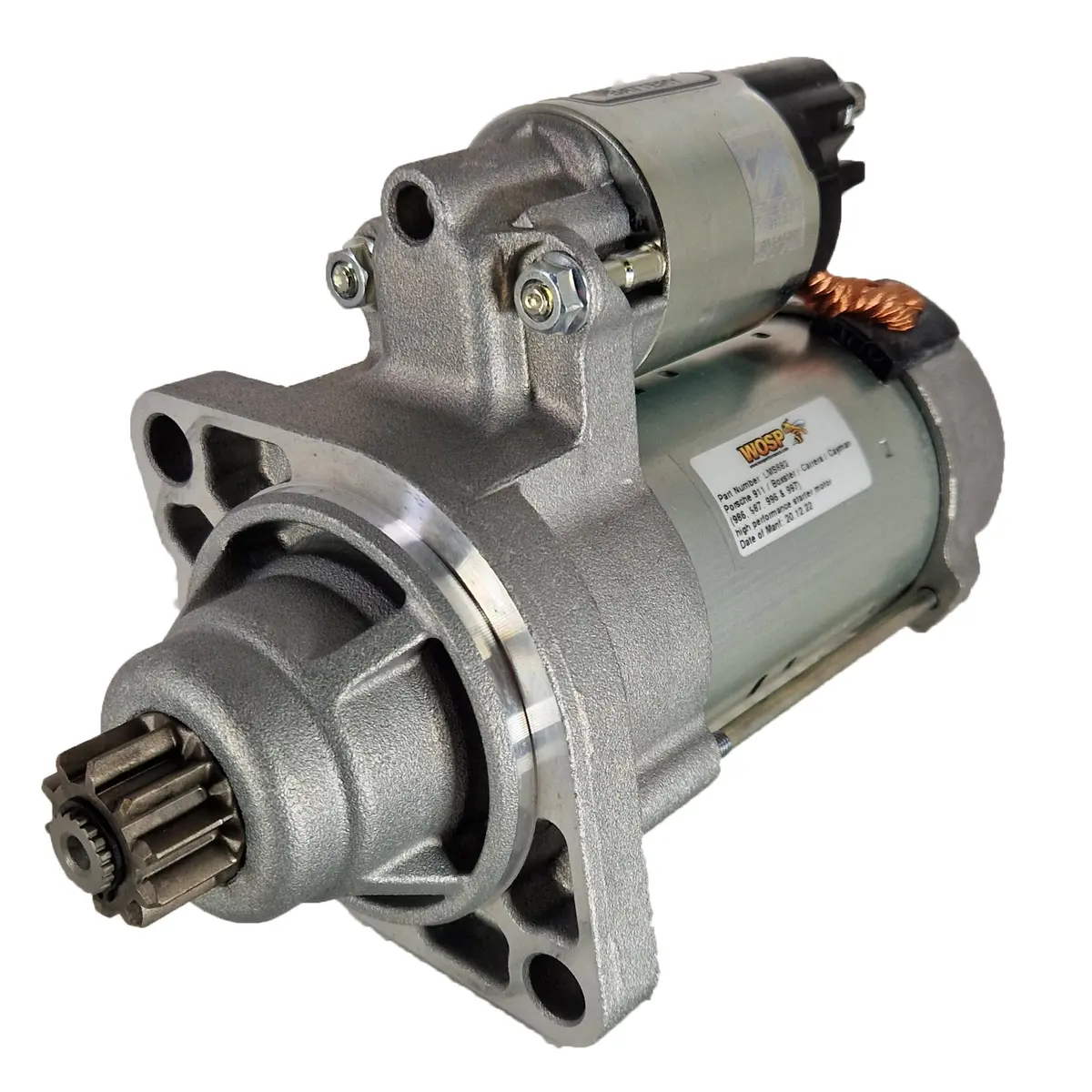 Wosp Lms682 Starter Motor 12V 2Kw Fits Porsche 911 / Boxster / Carrera / Cayman (986, 987, 996 & 997) High Performance Starter Motor 1
