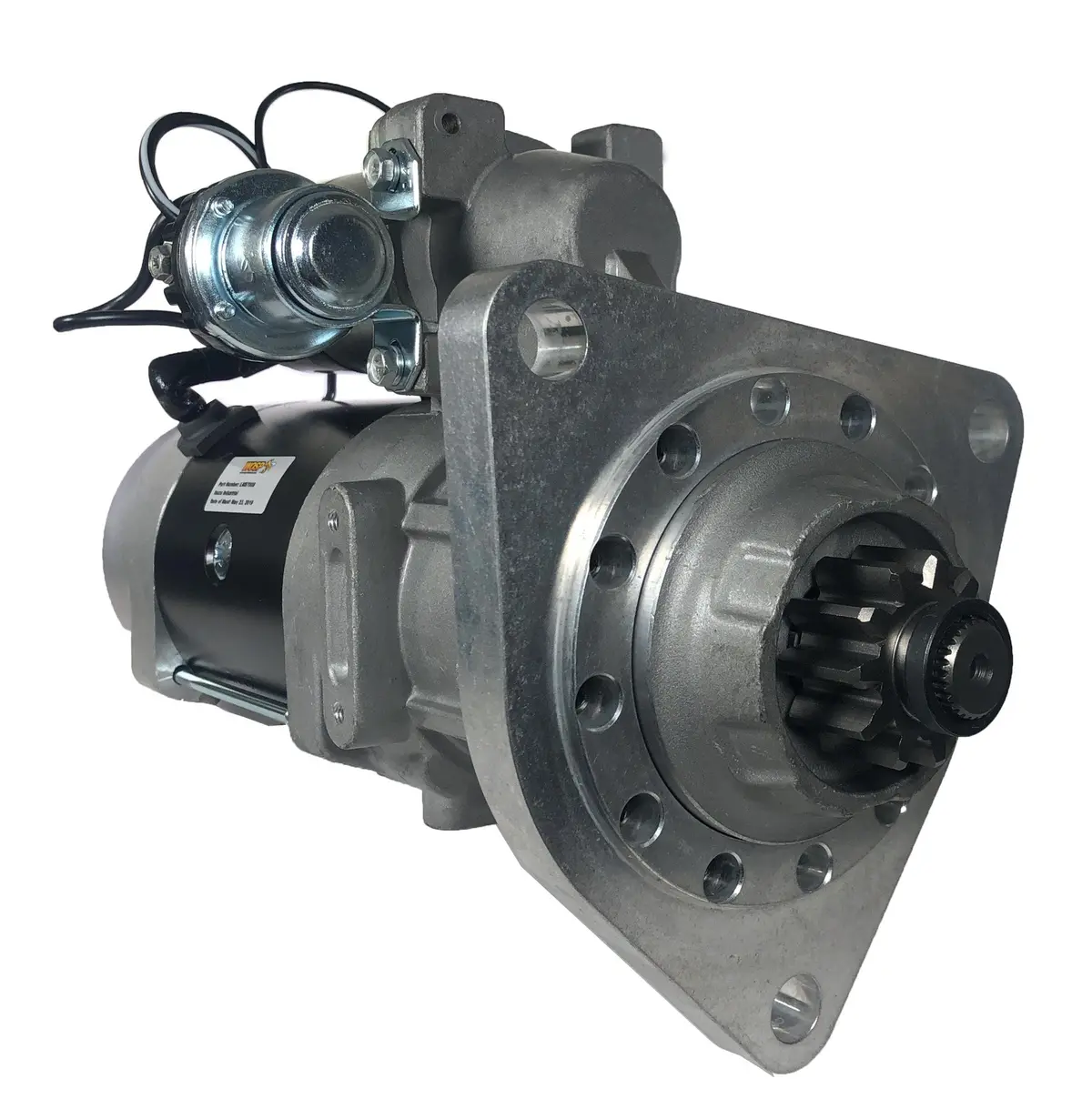 Wosp Lms7008 Starter Motor 24V 9Kw Fits Isuzu E120 / 6Ra1 & 6Rb1 Engine Heavy Duty Starter Motor 1