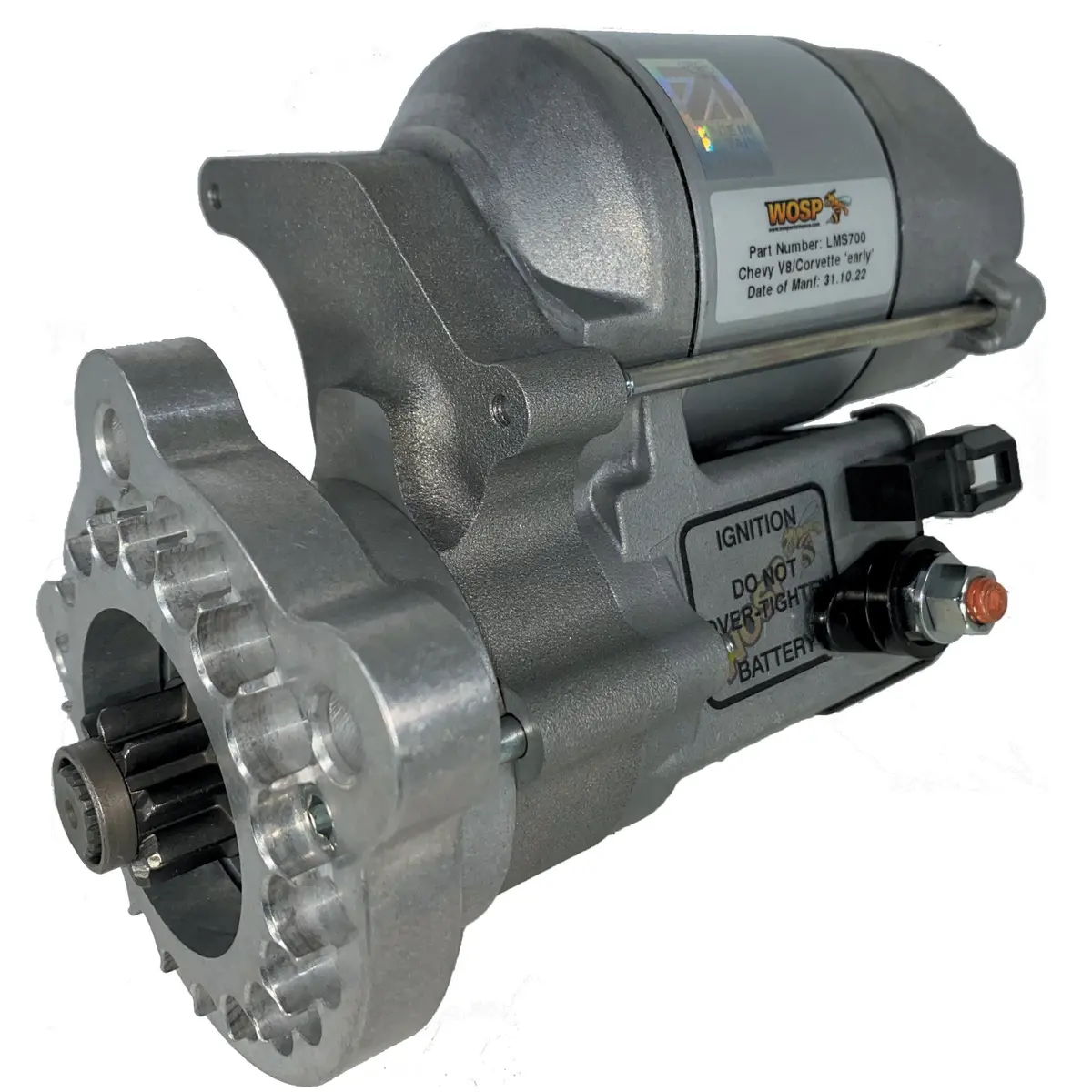 Wosp Lms700 Starter Motor 12V 1.4Kw Fits Chevrolet L6 & V8 'Various' High Torque Starter Motor 1