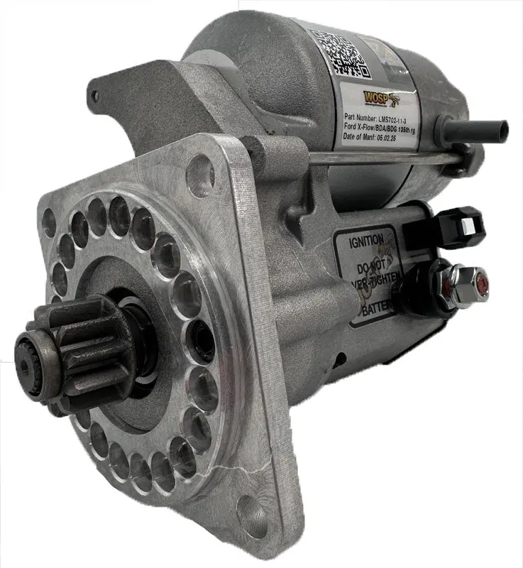 Wosp Lms702-11-3 Starter Motor 12V 1.4Kw Fits Ford Kent / Crossflow / Bda (135 Tooth Ring Gear) 3 Bolt High Torque Starter Motor 1