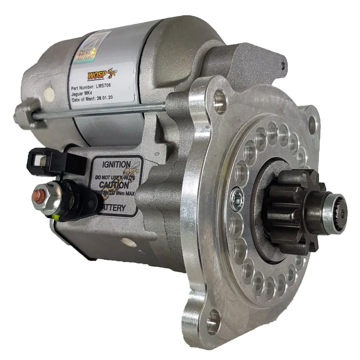 Wosp Lms705 Starter Motor 12V 1.4Kw Fits Jaguar Mk4 High Torque Starter Motor 1