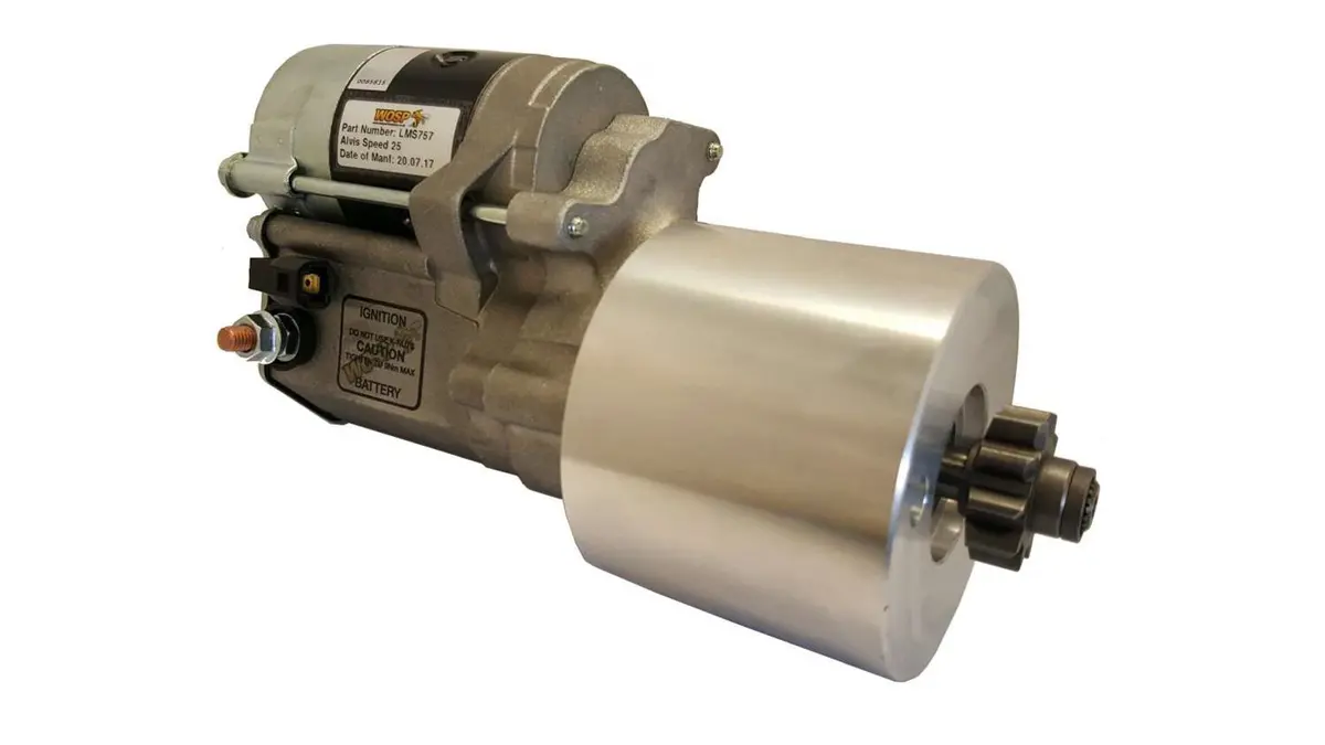 Wosp Lms709 Starter Motor 12V 1.4Kw Fits Alvis Speed 25 6Cyl (80Mm Mount) High Torque Starter Motor 1