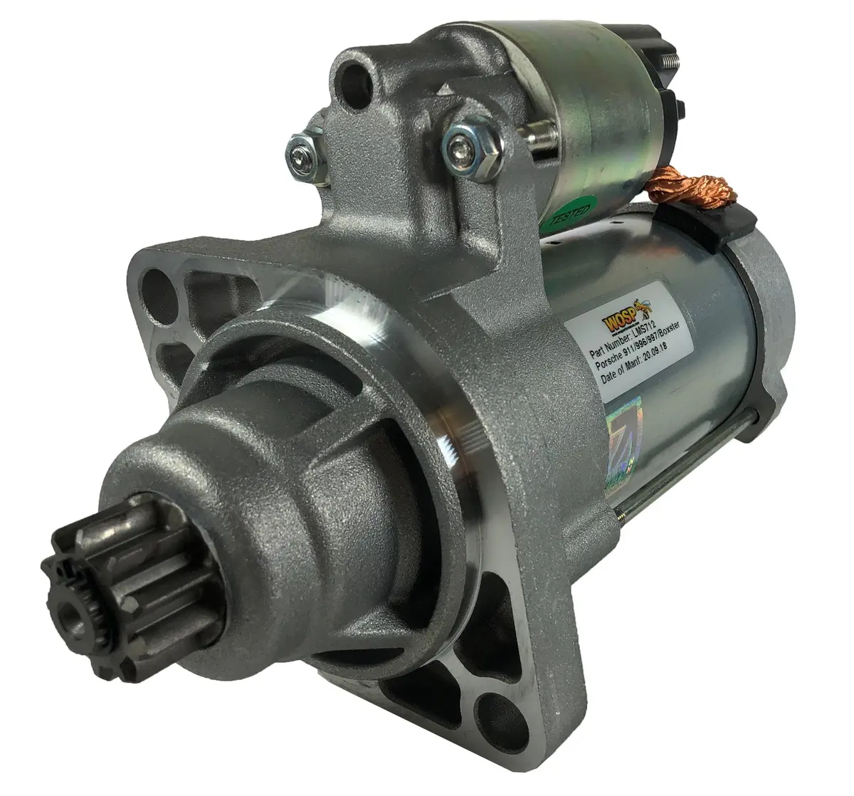 Wosp Lms712 Starter Motor 12V 2Kw Fits Porsche 911 / 911 Turbo / Boxster / Cayman Oe High Performance Starter Motor 1