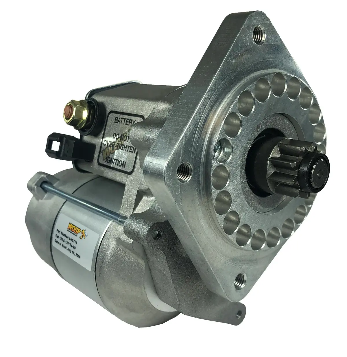 Wosp Lms714 Starter Motor 12V 1.4Kw Fits Fiat 124 / 131 Mirafiori / Seat 124 High Torque Starter Motor 1