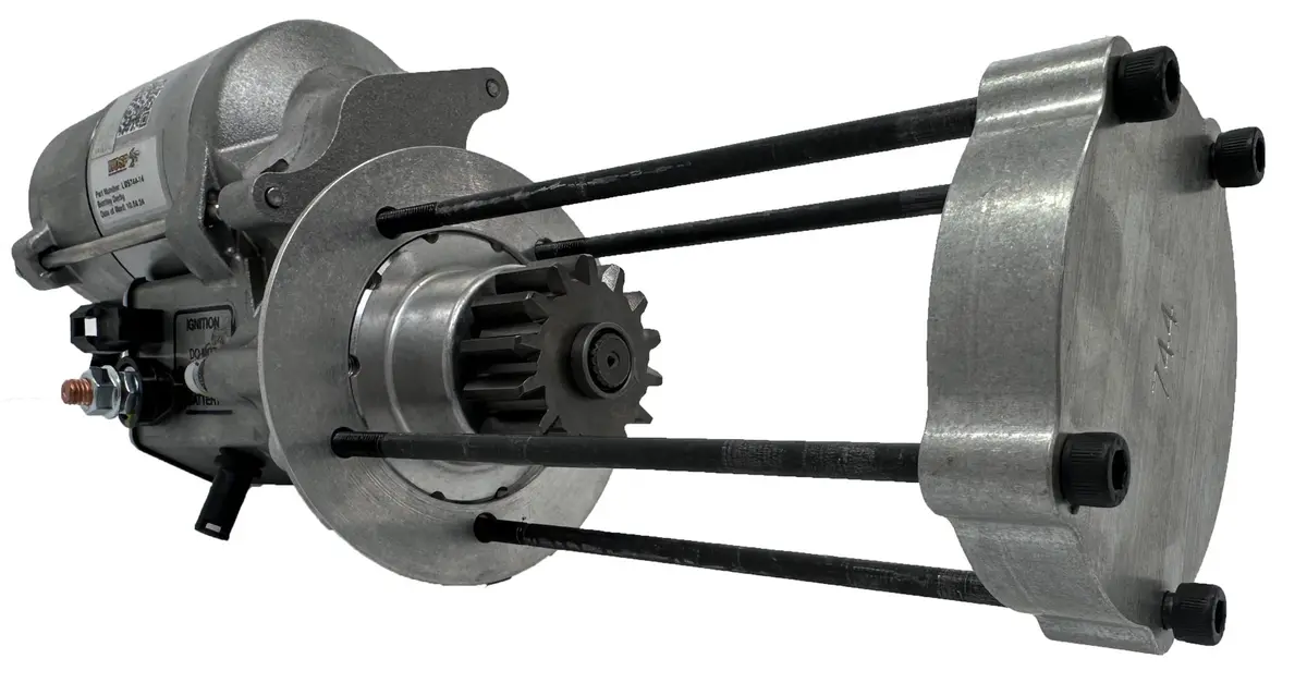 Wosp Lms744-14 Starter Motor 12V 2Kw Fits Derby Bentley 3.5L & 4 1/4L / Rolls Royce 20Hp High Torque Starter Motor (14 Tooth) 1