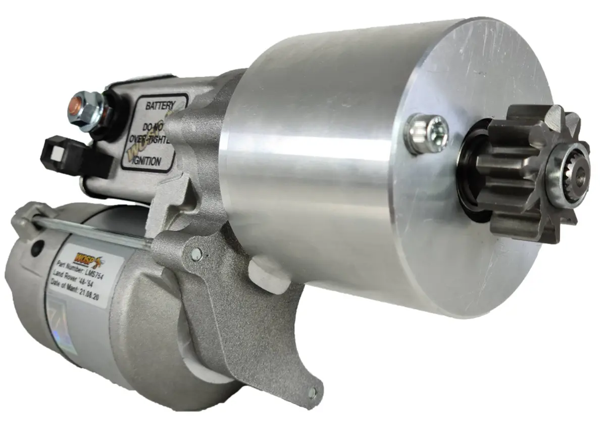 Wosp Lms754 Starter Motor 12V 1.4Kw Fits Land Rover Series 1 '48 - '54 (Cradle Mount) High Torque Starter Motor 1