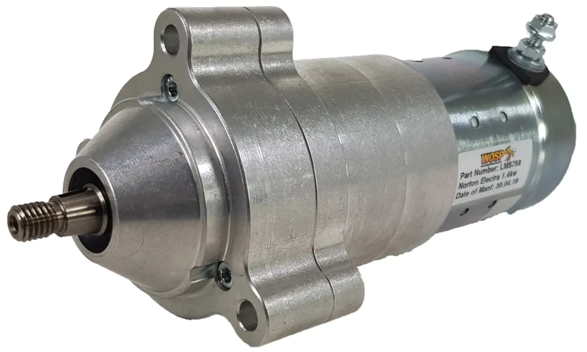 Wosp Lms758 Starter Motor 12V 1.4Kw Fits Norton Electra 400 High Torque Starter Motor 1