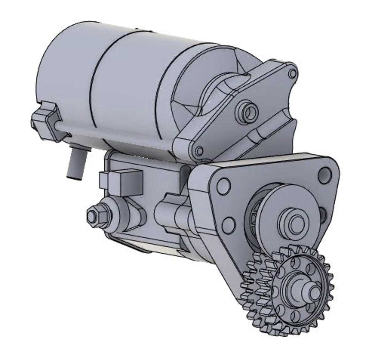 Wosp Lms771 Starter Motor 12V 2Kw Fits 2.0Kw Clockwise 2.1M Drop Gear Base Model 12V High Torque Starter Motor 1